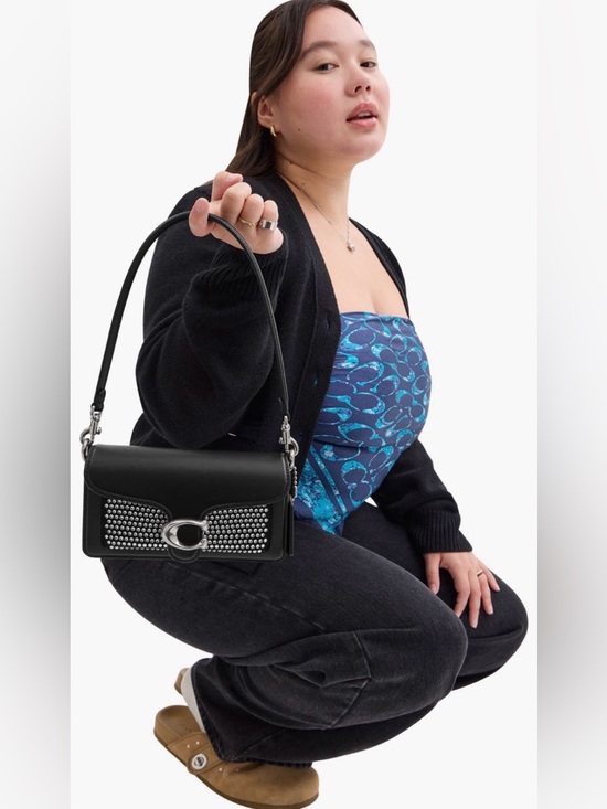 Coach Handbags - Coach Tabby Shoulder Bag 20 With Crystals in Black